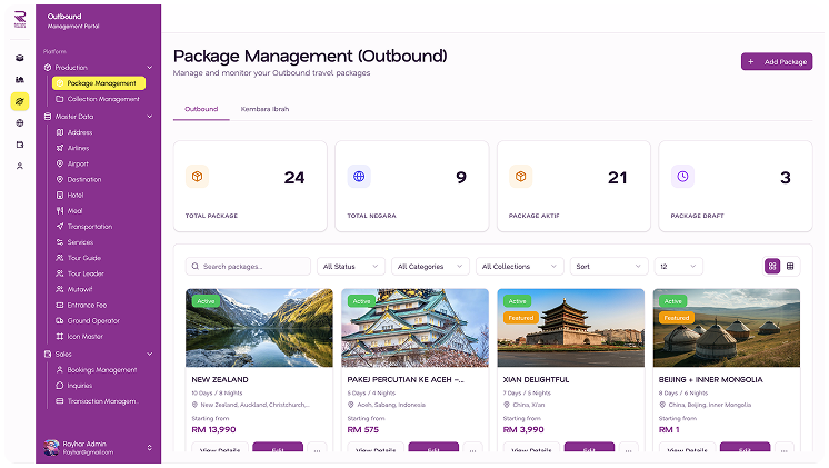 Rayhar — Umrah & International Travel Management